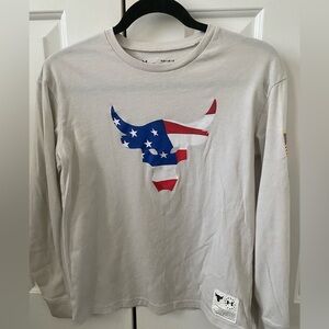 Under Armour Youth Large Long Sleeve T-Shirt.  Project Rock-USA